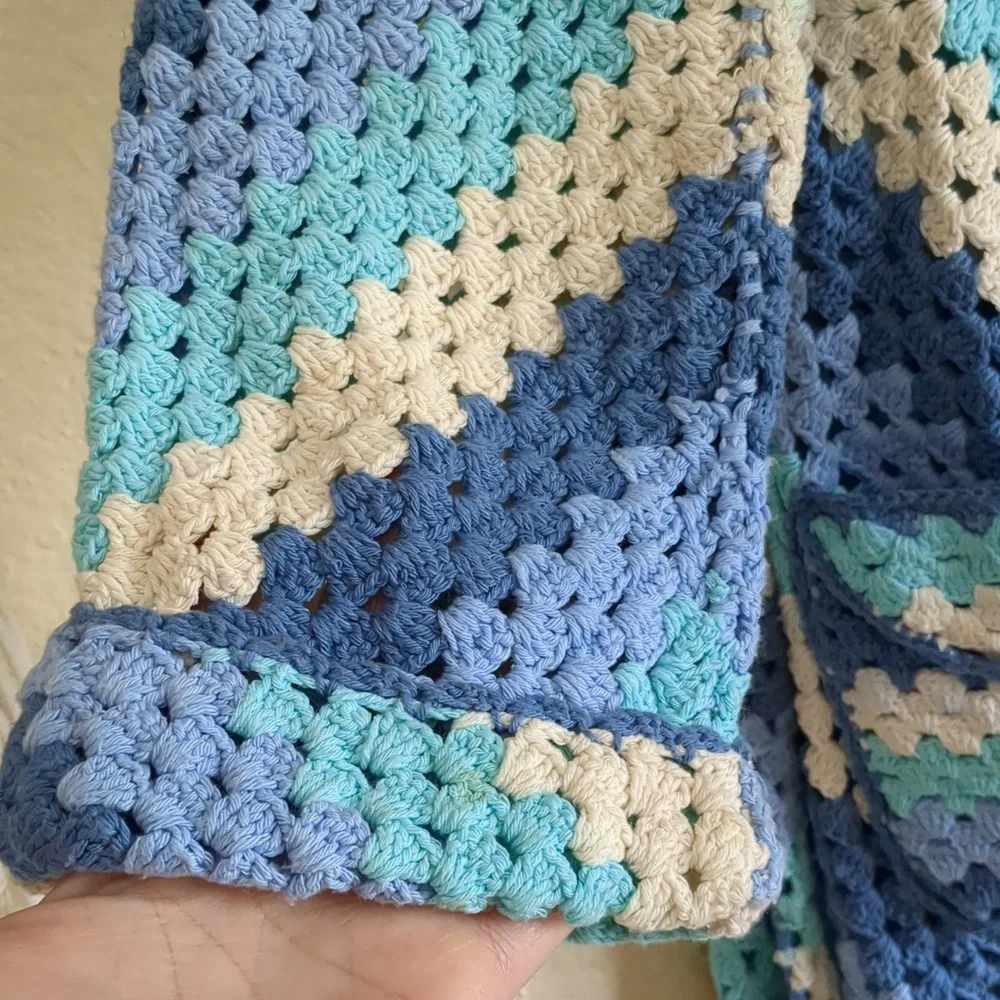 Chasing Unicorns Short Blue Cardigan One Size - Picture 9 of 17